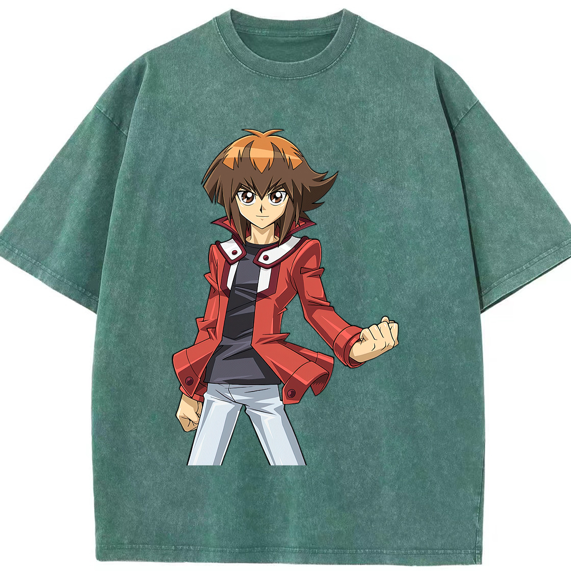 （画像用） 遊☆戯☆王 Yu-Gi-Oh! 綿100% ヴィンテージ風 半袖Tシャツ（フロントプリント）